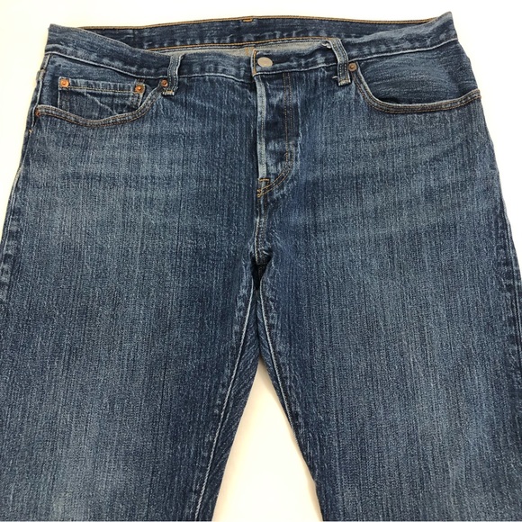 LEVIS 501CT Sz 32 Button Fly Jeans - Picture 6 of 14